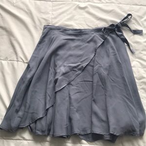Gray Urban Outfitters Wrap Skirt